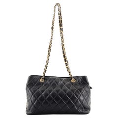 Chanel Vintage CC Charm Tote Quilted Lambskin Medium
