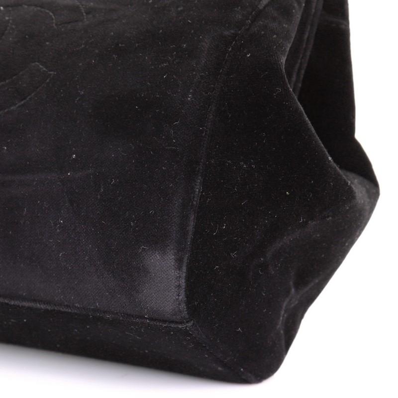 Chanel Vintage CC Clasp Shoulder Bag Velvet Small 1