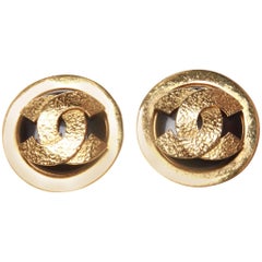 Chanel Vintage CC Clip-On Earrings