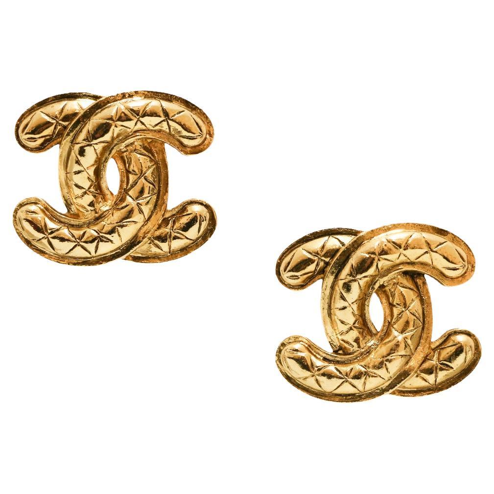 Chanel Vintage CC Clip-ons