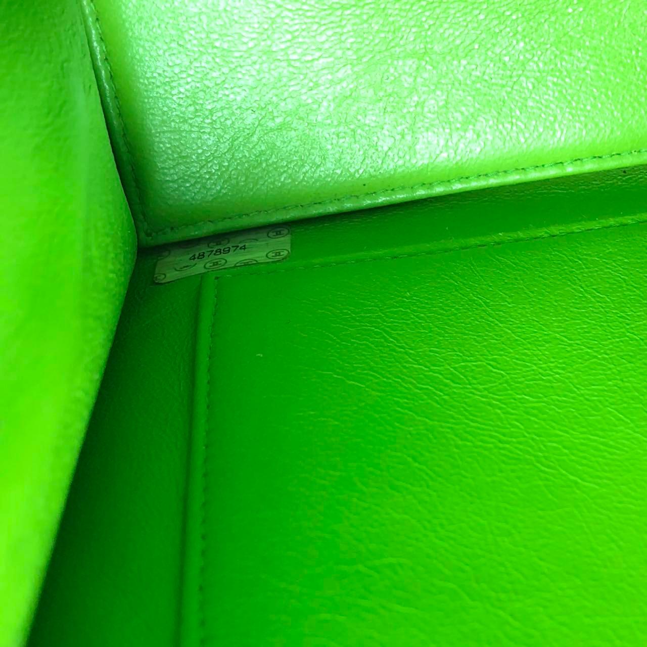 Chanel Vintage CC Coco Mark Grüner Samt gesteppte Fronttasche Umhängetasche im Angebot 6