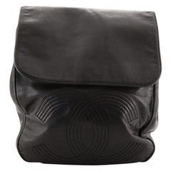Chanel Vintage CC Flap Backpack Leather Medium