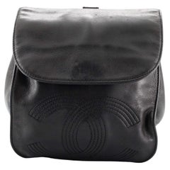 Chanel Vintage CC Flap Backpack Leather Small