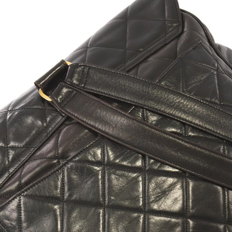 Chanel Vintage CC Flap Backpack Quilted Lambskin Medium 2