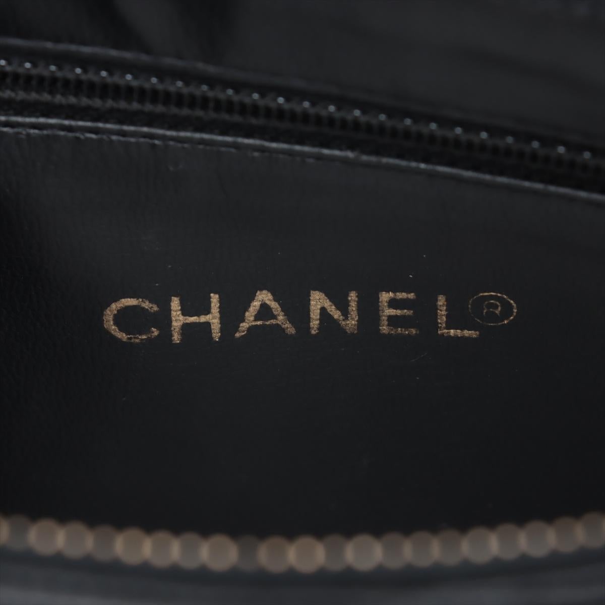 Chanel Vintage CC Logo Caviar Skin Pocket Chain Shoulder Tote BagNegro*PRE PEDIDO en venta 11