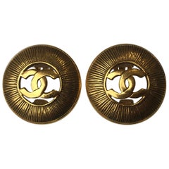 Chanel Vintage "CC" Logo Clip Ons