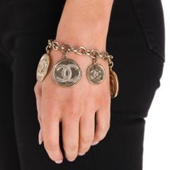 Chanel Vintage 'CC' Logo Coin Bracelet