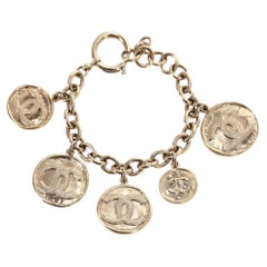 Chanel Vintage 'CC' Logo Münzarmband