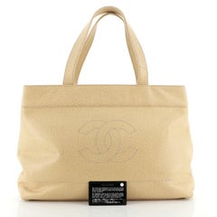 Chanel Vintage CC Open Tote Caviar Large