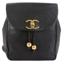 Chanel Vintage CC Pocket Backpack Caviar Small
