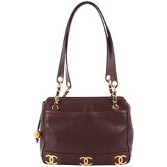 Chanel Vintage CC Shoulder Bag Caviar Medium