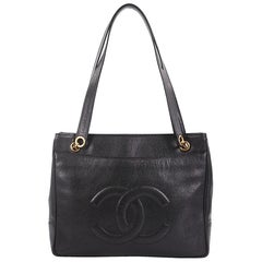 Chanel Vintage CC Shoulder Bag Caviar Medium