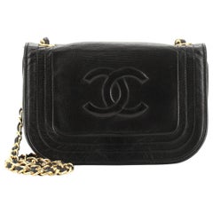 Chanel Vintage CC Stitch Flap Bag Piel Mini