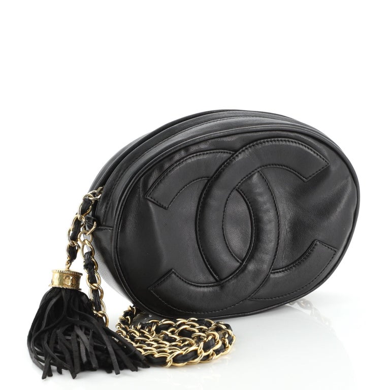 Chanel Navy Tassel Camera Bag ○ Labellov ○ Buy and Sell Authentic Luxury