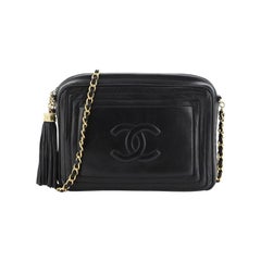 Chanel Vintage CC Tassel Camera Bag Lambskin Small