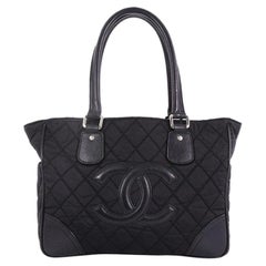 Chanel Vintage CC Tote Quilted Nylon Medium