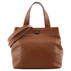 Chanel Vintage CC Turnlock Umwandelbare Tragetasche in Kaviar Medium
