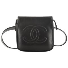 Chanel Vintage CC Waist Bag Lambskin Small