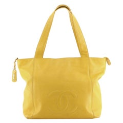 Chanel Vintage CC Zip Tote Caviar Medium