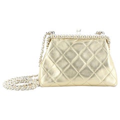 Chanel Vintage Chain Around Frame Bag Quilted Lambskin Small Chanel Vintage Chain Around Frame Bag Quilted Lambskin Small