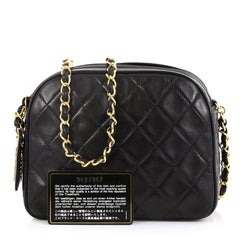 Chanel Vintage Chain Camera Bag Quilted Lambskin Small