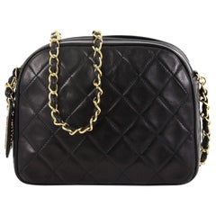 Chanel Vintage Chain Camera Bag Quilted Lambskin Small