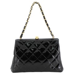 Chanel Kiss Lock “My Crush” bag Black Leather ref.380425 - Joli Closet