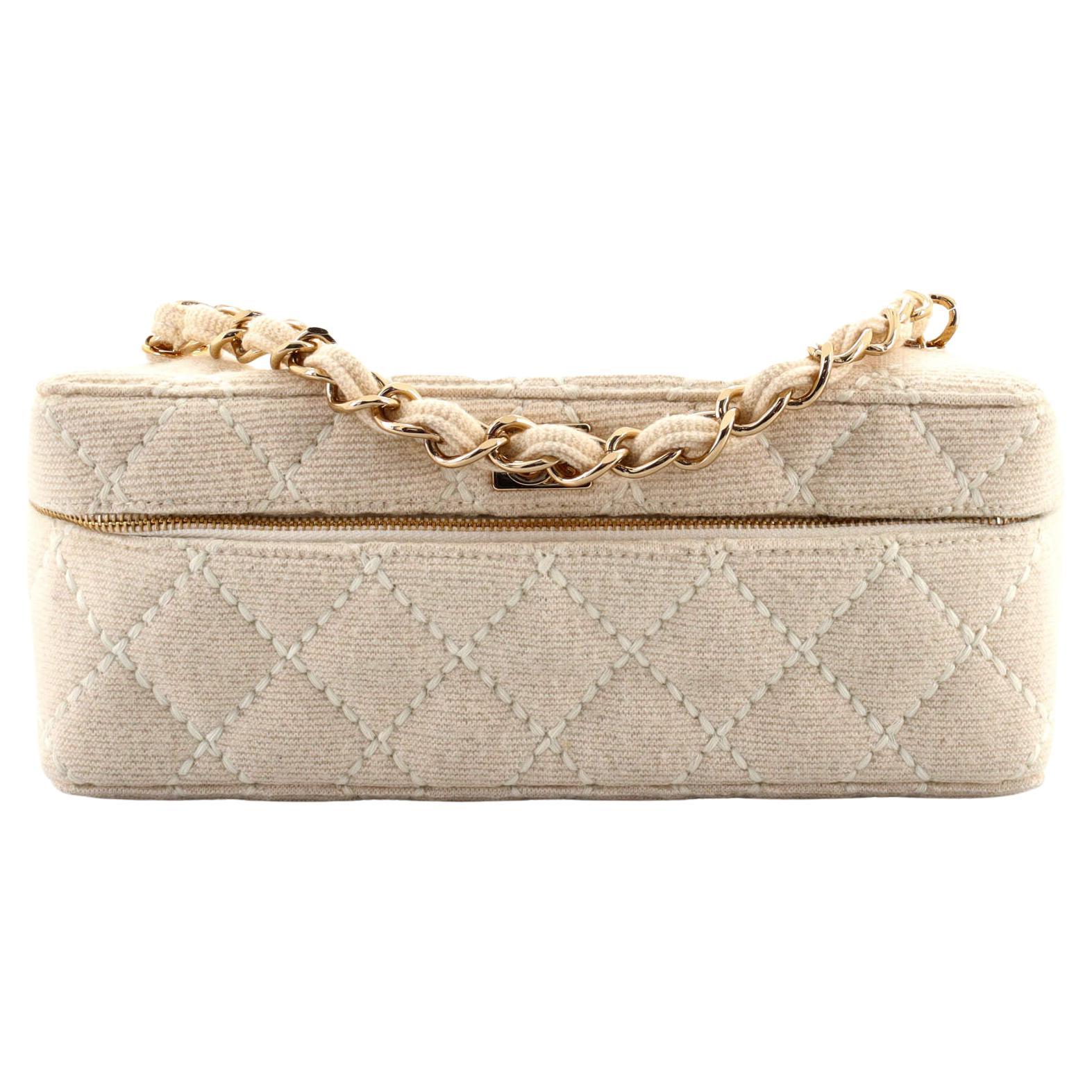 Chanel Vintage Diamond CC Camera Shoulder Bag Quilted Caviar Medium at ...