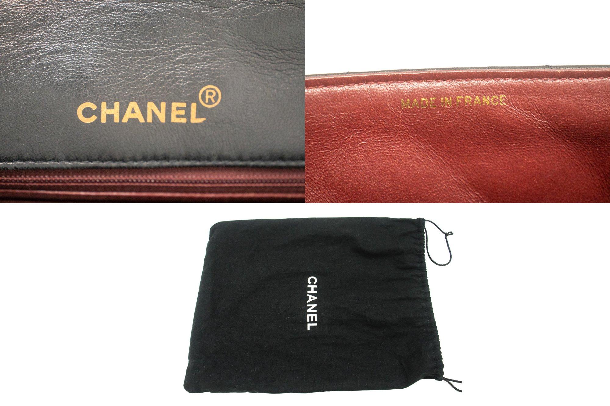 CHANEL Vintage Chain Shoulder Bag Single Flap Quilted Lambskin 4