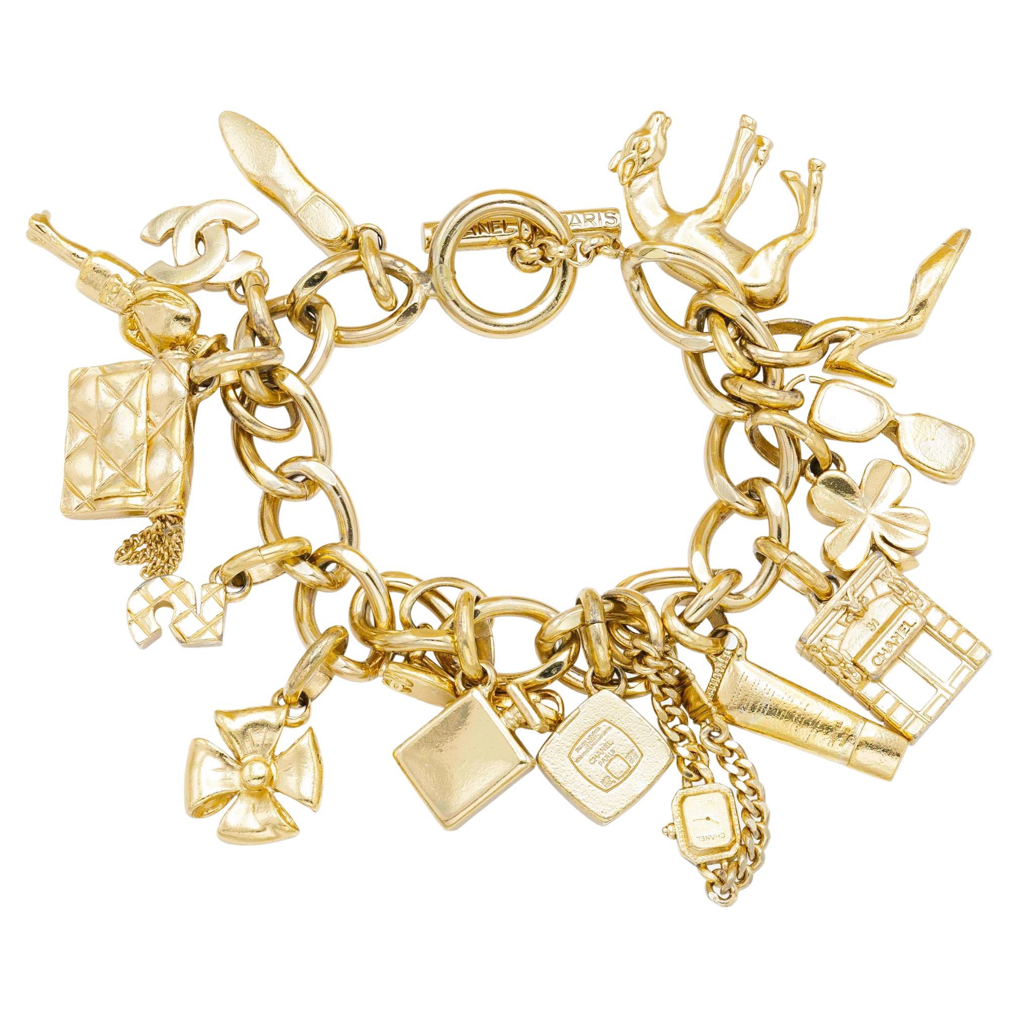 Chanel Vintage Charm Bracelet