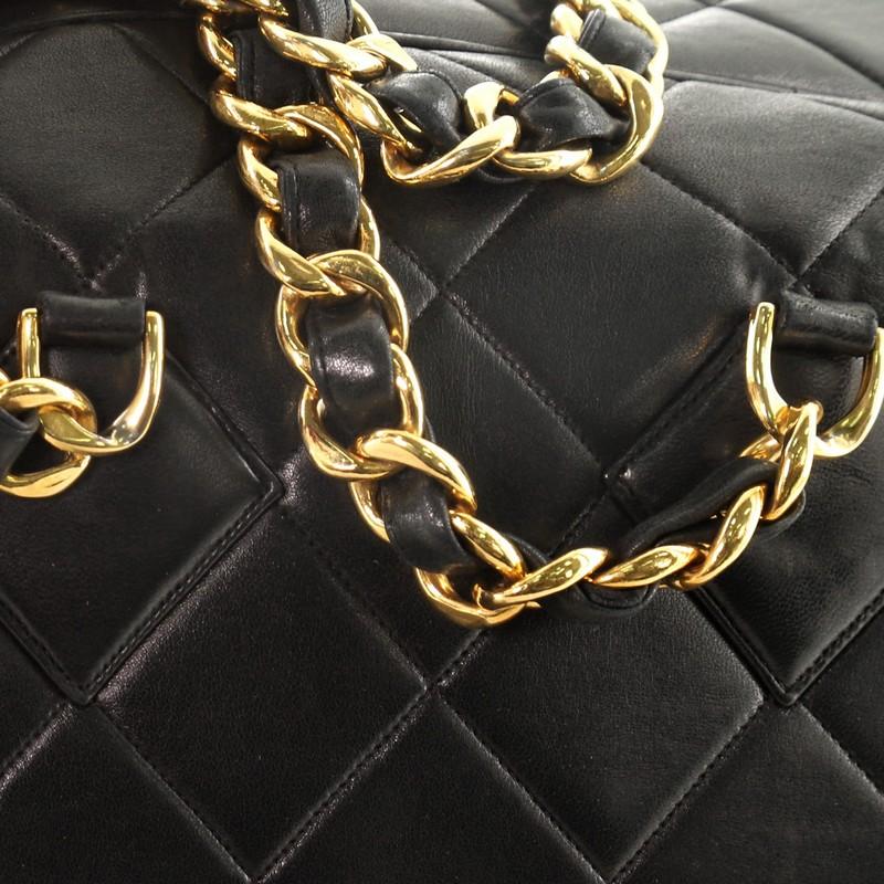 Chanel VIntage Charm Weekender Bag Quilted Lambskin Large 3