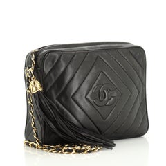 Chanel Vintage Chevron Camera Bag