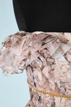 Chanel vintage chiffon cocktail  dress