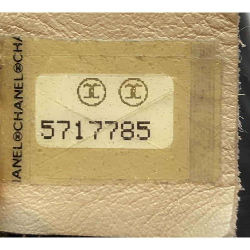 Chanel Vintage Chocolate Bar Mademoiselle Flap Bag Quilted Nylon Medium 1