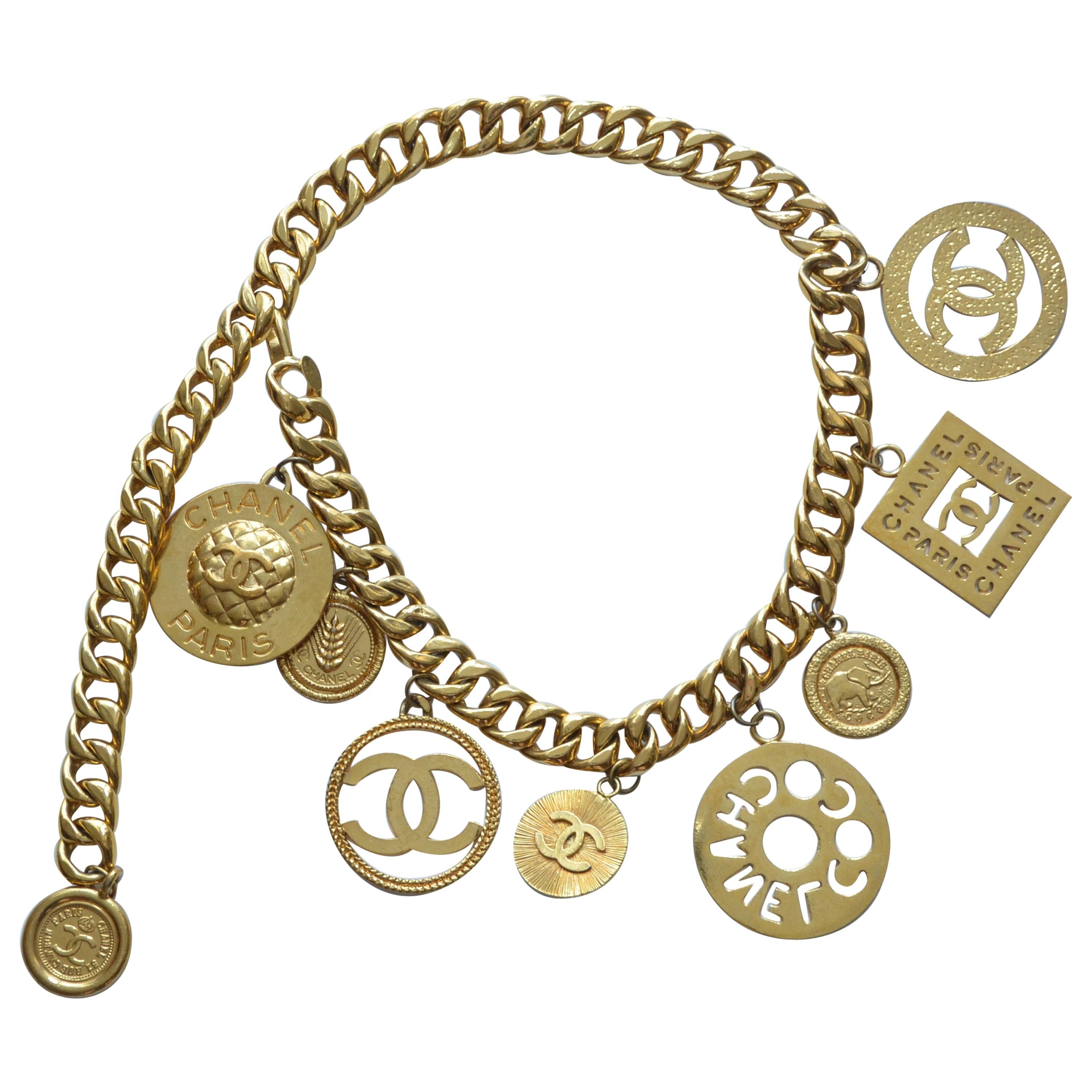 Chanel Vintage Chunky Charms Belt