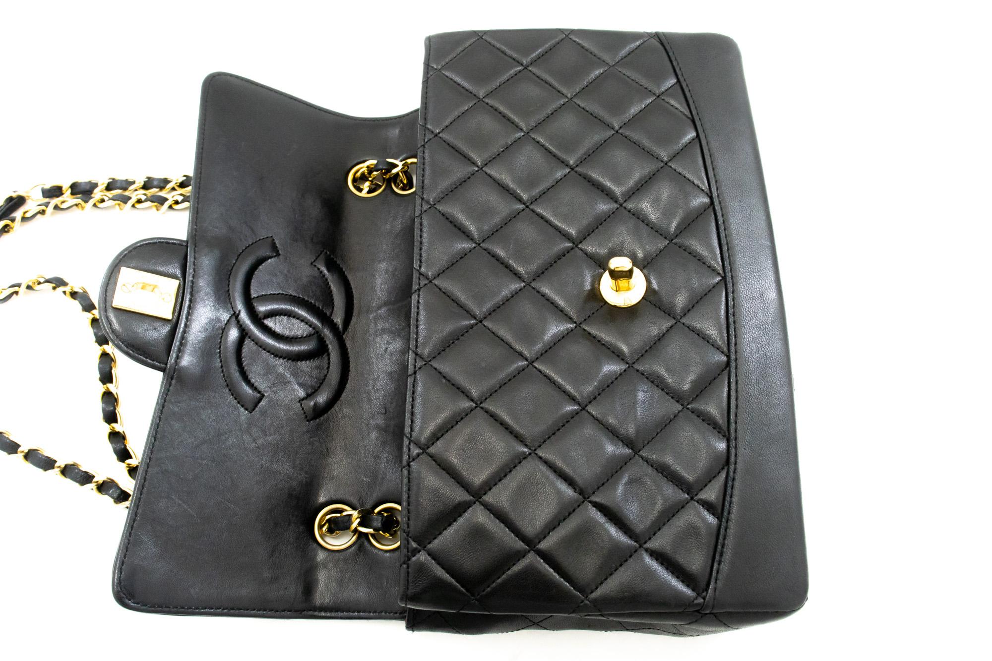 CHANEL Vintage Classic Chain Shoulder Bag Flap Quilted Lambskin 5