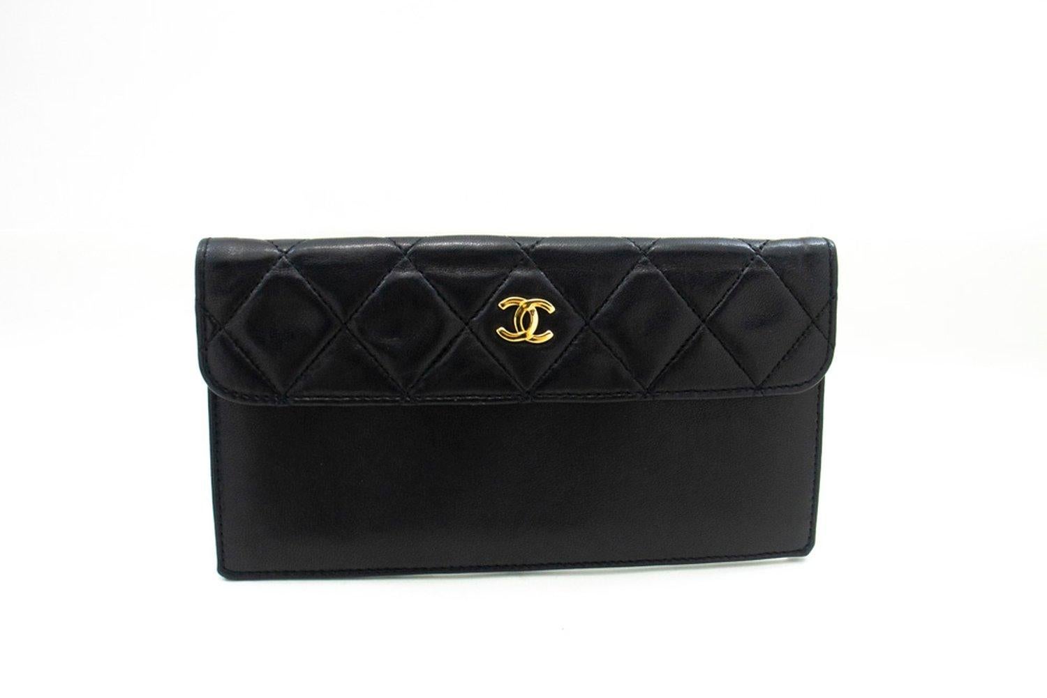 CHANEL Vintage Classic Chain Shoulder Bag Single Flap Quilted Lamb For Sale 13