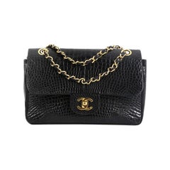 Chanel Vintage Classic Double Flap Bag Alligator Small