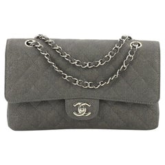 Chanel Vintage Classic Double Flap Bag Quilted Canvas Medium