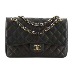 Chanel Vintage Classic Double Flap Bag Quilted Caviar Jumbo Chanel Vintage Classic Double Flap Bag Quilted Caviar Jumbo