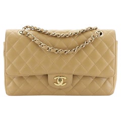 Chanel Vintage Classic Double Flap Bag Quilted Caviar Medium