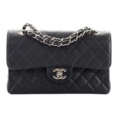 Chanel Vintage Classic Double Flap Bag Quilted Caviar Small Chanel Vintage Classic Double Flap Bag Quilted Caviar Small