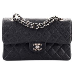 Chanel Vintage Classic Double Flap Bag Quilted Caviar Small Chanel Vintage Classic Double Flap Bag Quilted Caviar Small