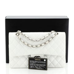 Chanel  Vintage Classic Double Flap Bag Quilted Lambskin