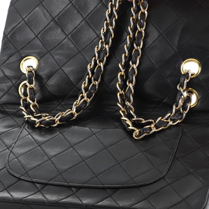 Chanel Vintage Classic Double Flap Bag Quilted Lambskin Medium 1