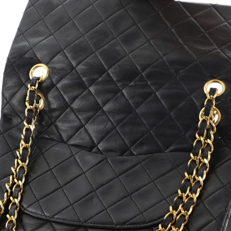 Chanel  Vintage Classic Double Flap Bag Quilted Lambskin Medium 1