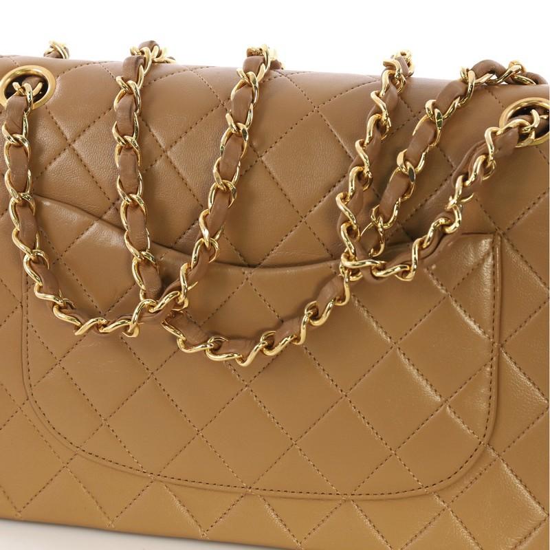 Chanel Vintage Classic Double Flap Bag Quilted Lambskin Medium 2