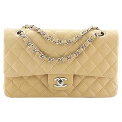 Chanel  Vintage Classic Double Flap Bag Quilted Lambskin Medium