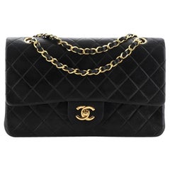 Chanel  Vintage Classic Double Flap Bag Quilted Lambskin Medium