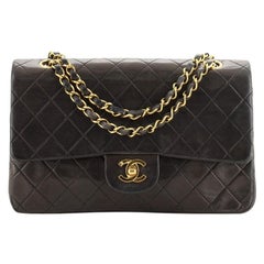 Chanel Vintage Classic Double Flap Bag Quilted Lambskin Medium